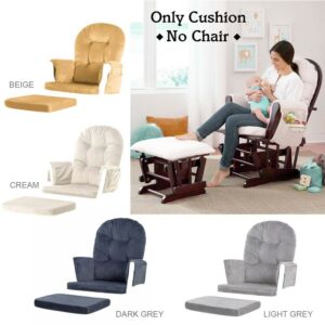 5pcs Glider Rocking Chair & Ottoman Baby Nursery