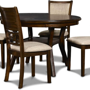 Compact Round Dining table Set: The Gia by New Classic