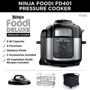 Ninja Foodi 8-Quart 9-in-1 Deluxe XL Pressure Cooker