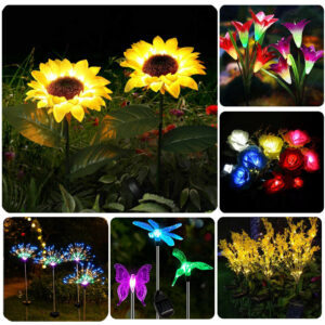 Outdoor Sunflower Solar Light Garden Lights