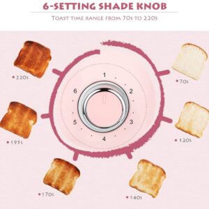REDMOND 2-Slice Retro Stainless Steel Toaster – 6 Settings