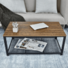 Upgrade Your Living Room: Stylish Storage Wood Coffee Table