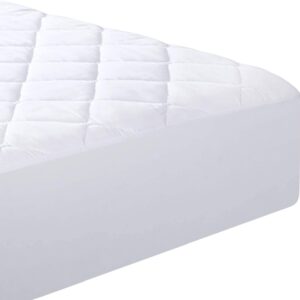 Fitted Mattress Pad – Mattress Cover Stretches  Topper
