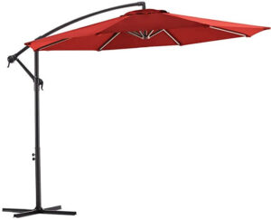 Upgrade Your Evenings | Solar Patio Umbrella with Built-in Lights