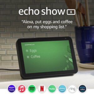 Echo Show 8 — HD smart display touch screen Alexa
