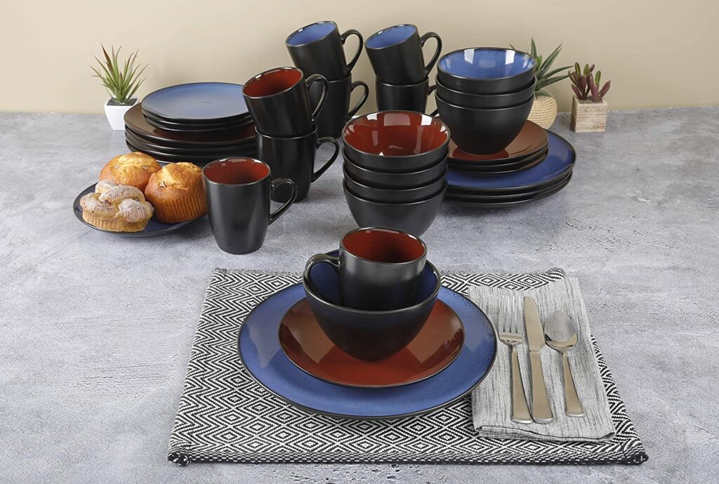 Gibson Elite Soho Stoneware Dinnerware Set Home Founding 1325