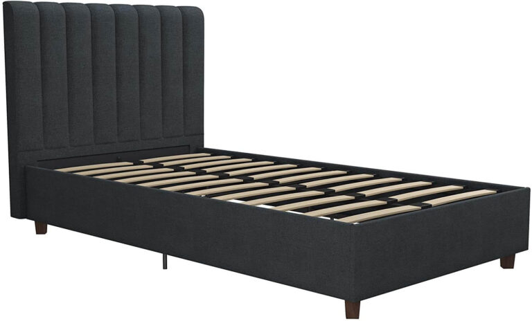 Novogratz Brittany Upholstered Platform Bed - Home Founding