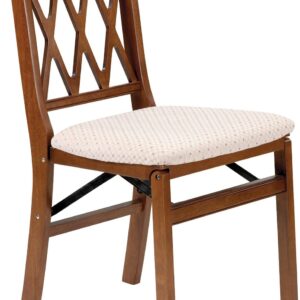 Stakmore Lattice Back Folding Chair Finish, Fruitwood