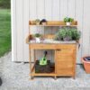 Organize Your Garden Oasis|All-in-1 Potting Bench gardening table