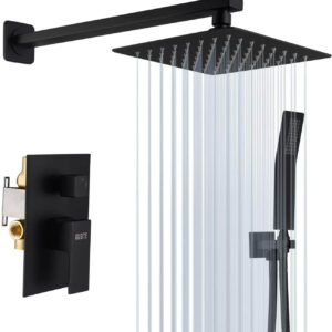 Brushed Nickel Rain Shower System,Shower Faucet Set