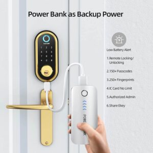 Smart Lock Touch,Key-less Entry Door Lock,Fingerprint