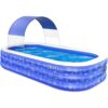 Fun-Sized Family Inflatable Swimming Pool for Summer Splashing!