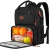 Pack fresh, delicious lunches for work, college, or adventures! This MATEIN Backpack with Lunch Box keeps food and drinks cool for over 5 hours.
