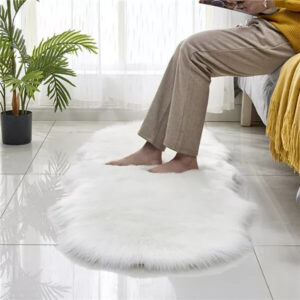 Sheepskin Faux Fur Carpets Rugs hair Warm Non-slip