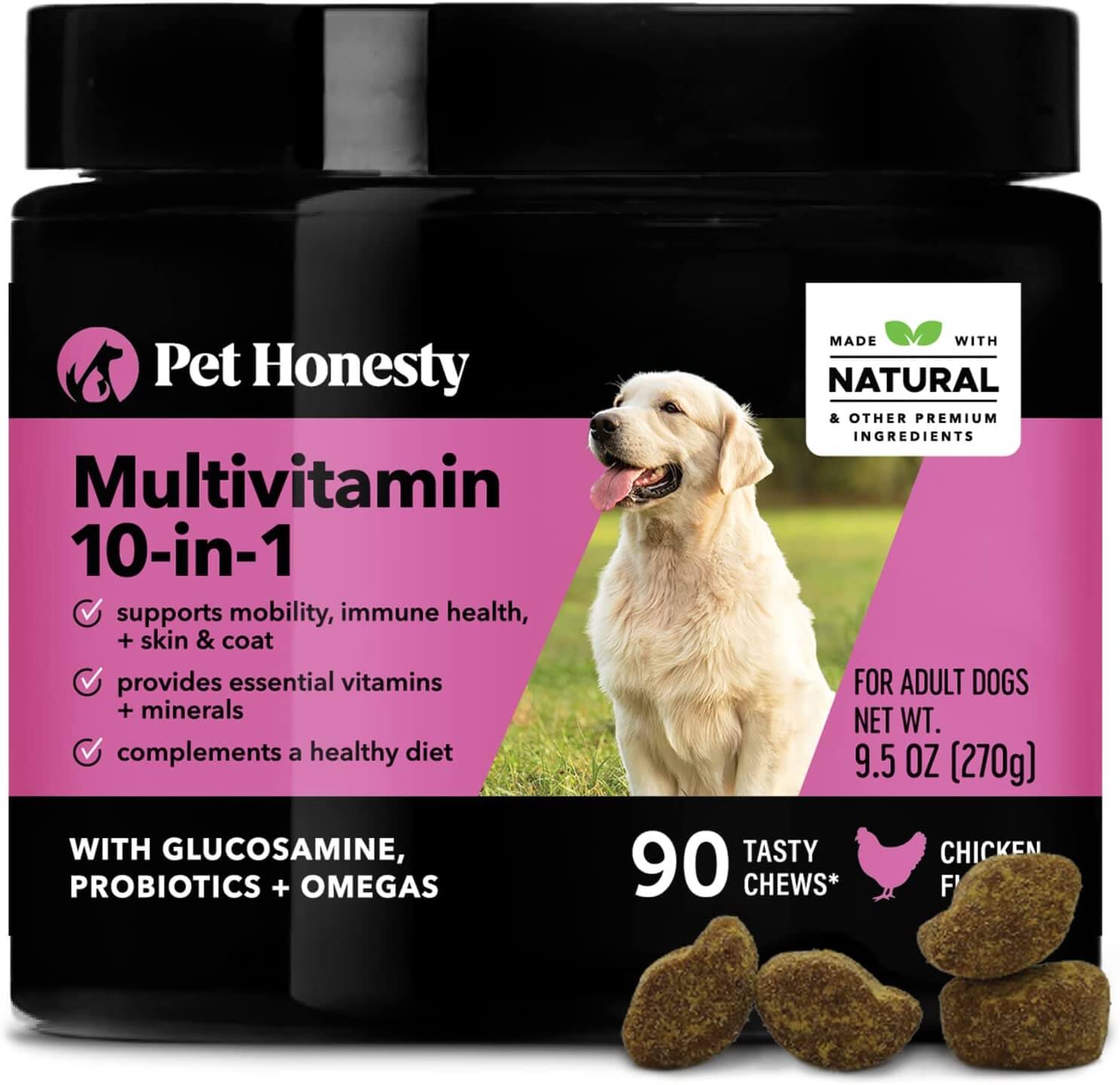 10-in-1 Daily Multivitamin for Dogs: Perfect Overall Health!