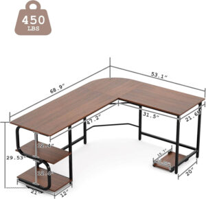 Conquer Your Workspace: Top 10 Reasons to Love the Teraves L-Shaped Desk - Image 3