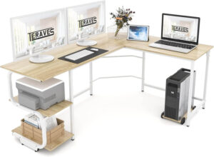 Conquer Your Workspace: Top 10 Reasons to Love the Teraves L-Shaped Desk - Image 10