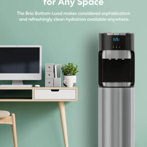 Brio 3-Temp Water Cooler: Hot, Cold & Room Temp at Your Fingertips!