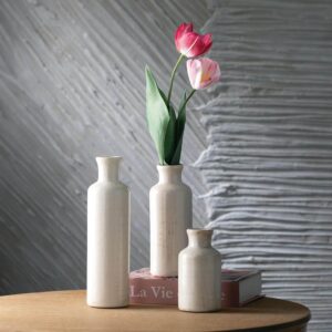 KAYLYNN Ceramic Distressed Vase Set