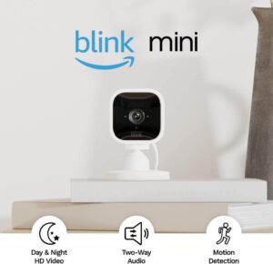 Blink Mini - Compact indoor plug-in smart security camera