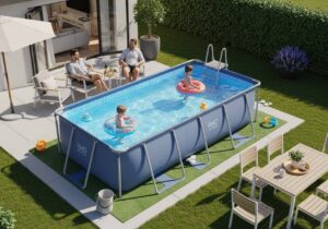 Compact Backyard Frame Pool