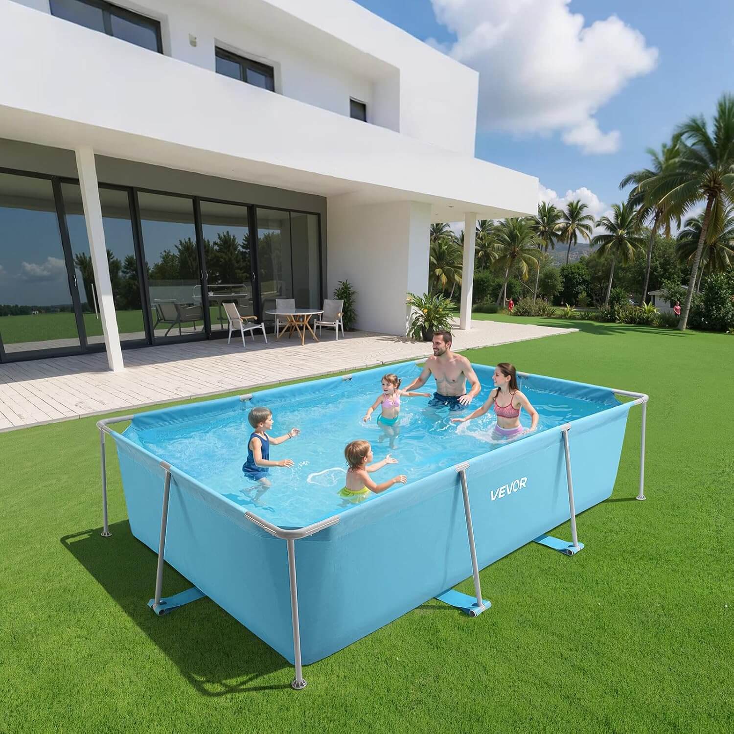 VEVOR Rectangular Frame Pool