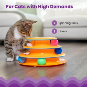 Catstages Tracks 3-Tier Tower