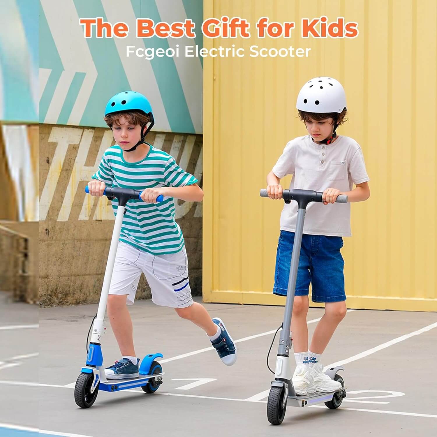 Fcgeoi Kids Electric Scooter