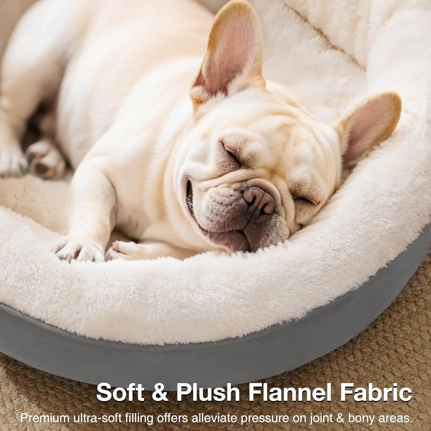 Love's Cabin Round Donut Pet Bed