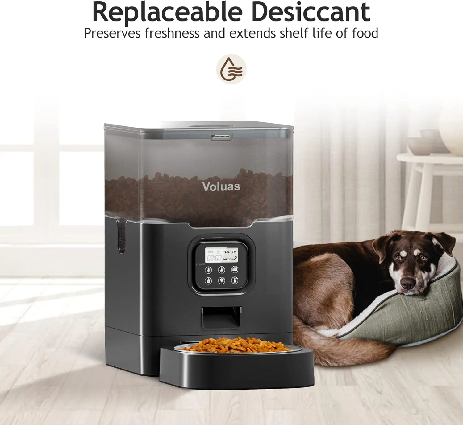 VOLUAS Automatic Pet Feeder