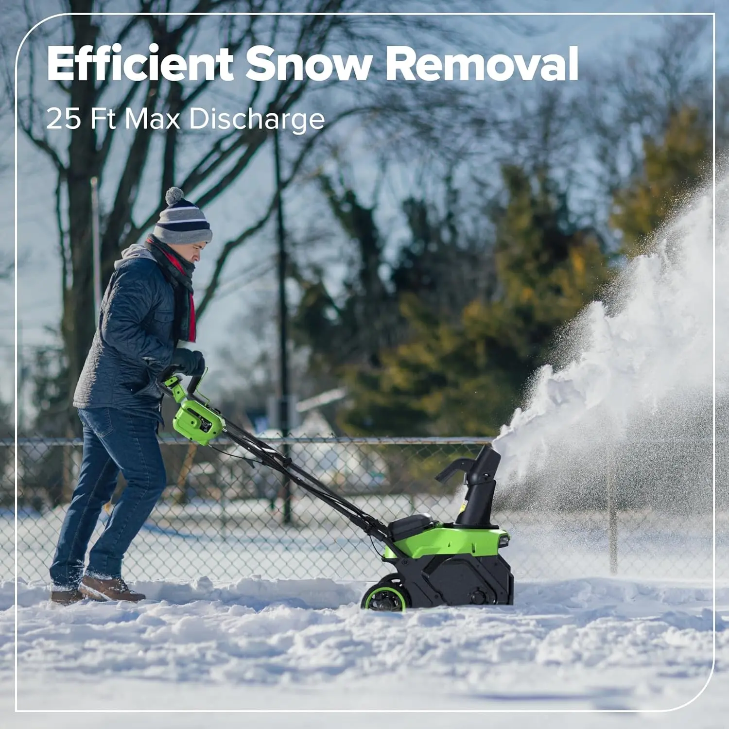Greenworks Battery Snow Thrower