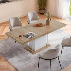 Senfarime Extendable Rectangle Dining Table