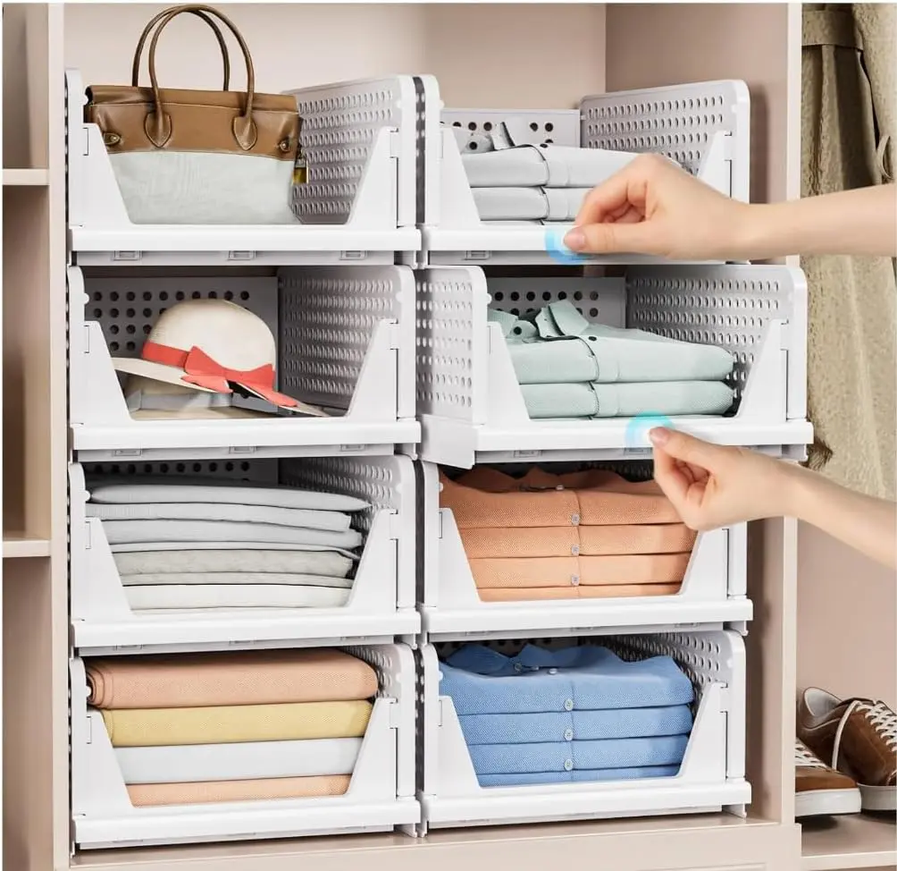 Caktraie Multifunctional & Foldable Closet Organizer