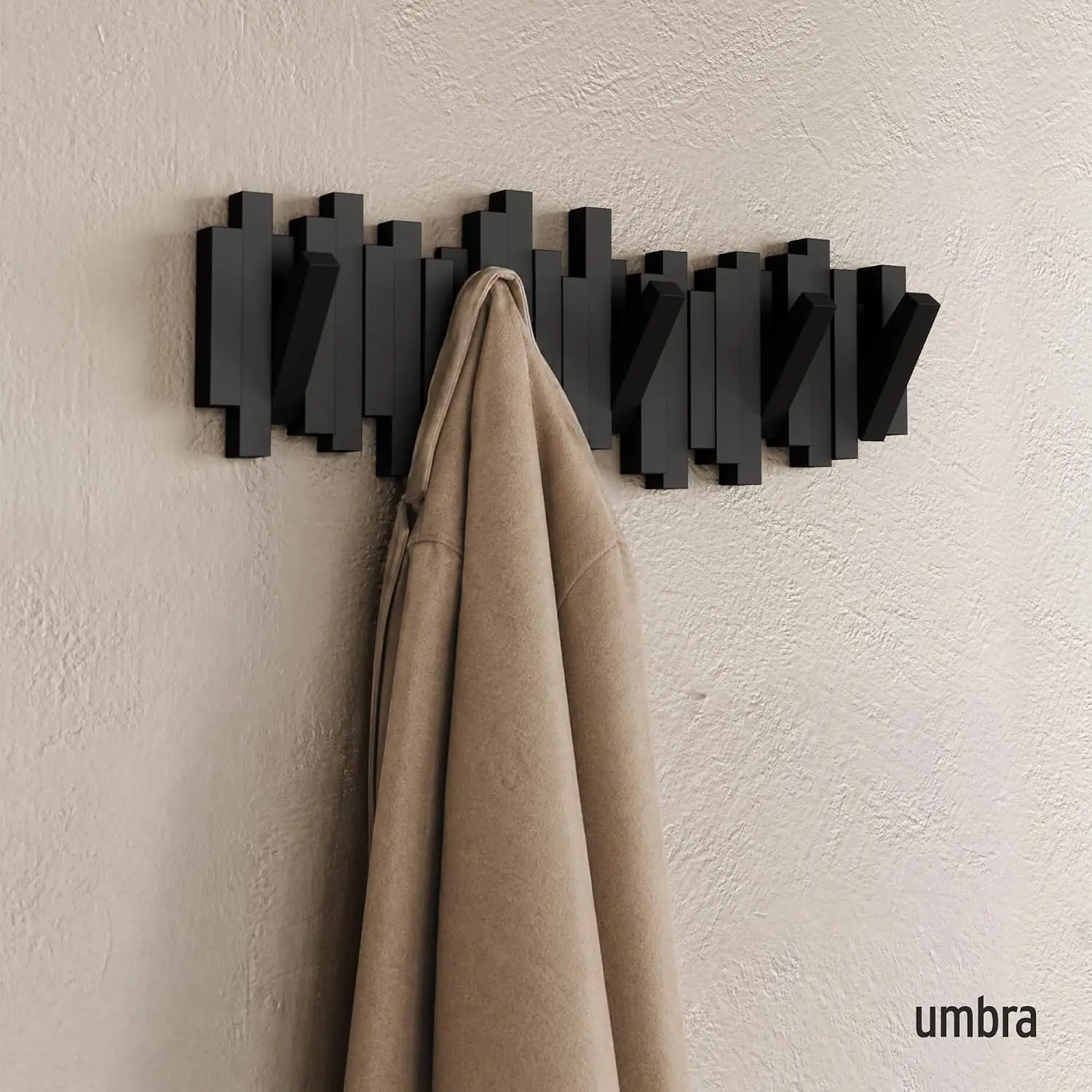 Wall-Mounted Hook Rack