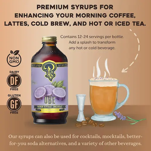 Portland Syrups Ube Syrup for Drinks