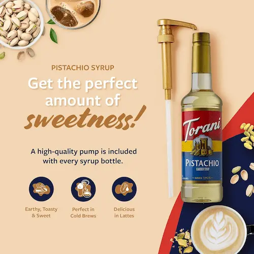 Torani Coffee Syrup Pistachio Flavor